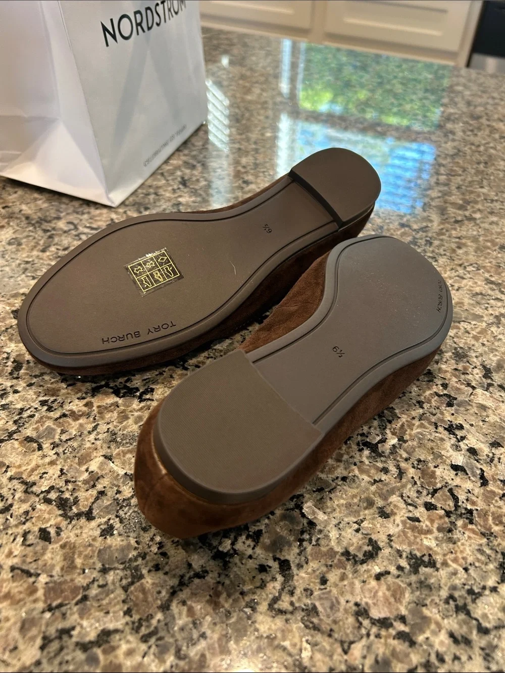 Tory Burch brown flats